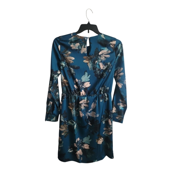 Calvin Klein Front-Knot Detail Long Sleeve Wrap Dress - Picture 3 of 13